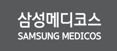 삼성메디코스 SAMSUNG MEDICOS 흑백 로고
